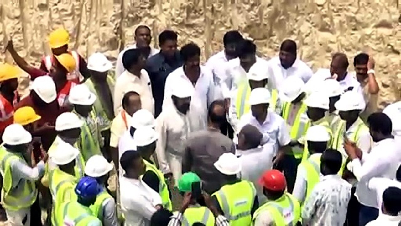 Balakrishna Inspects Basavatarakam Cancer Hospital Construction Works in Amaravati