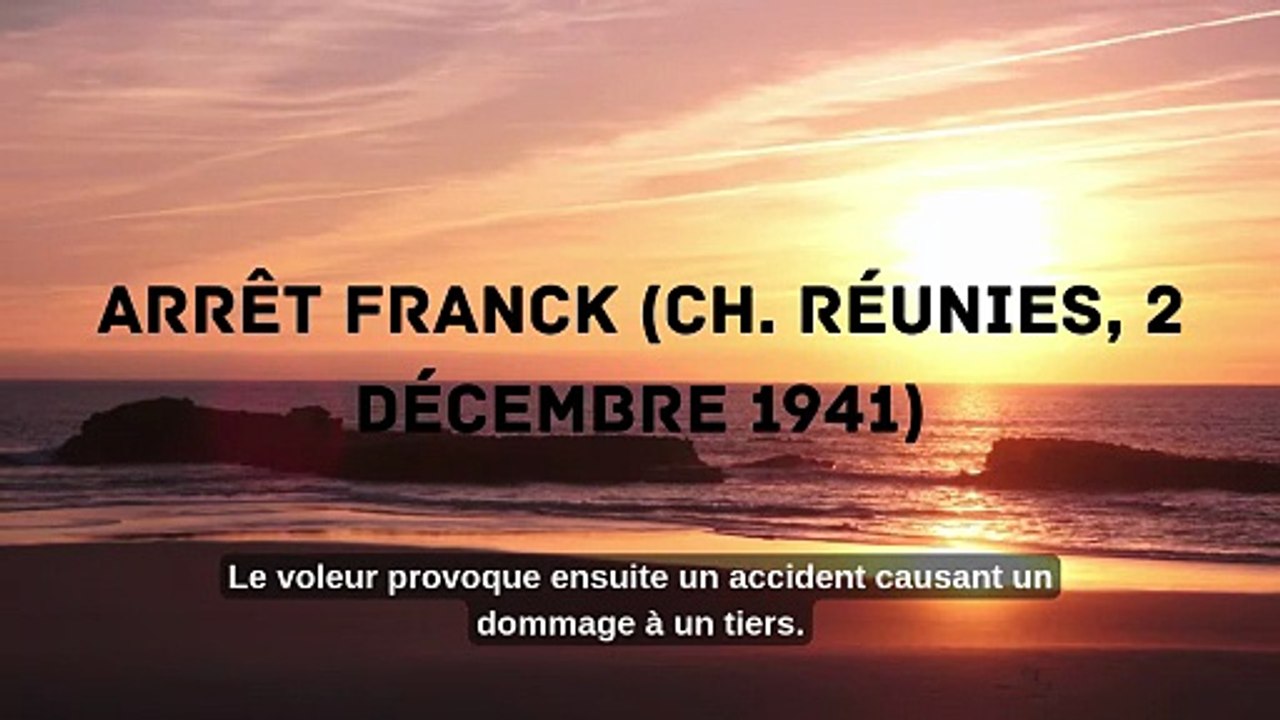 Arrêt Franck (Ch. réunies, 2 décembre 1941)