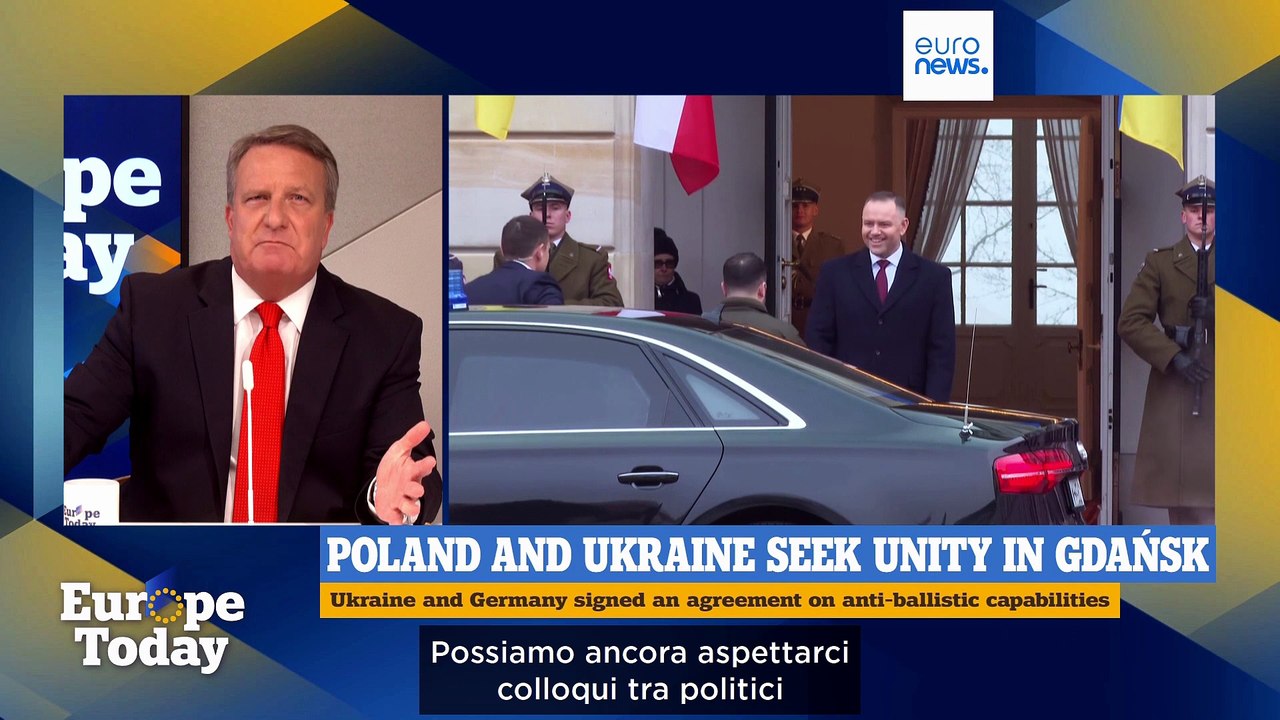 Europe Today: Ucraina punta ad accordi difesa-energia in Polonia, Macron vede Meloni in Francia