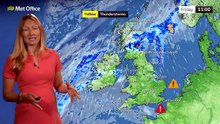 Met Office Thursday Evening Weather Forecast 25/06/26