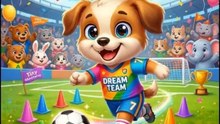 ​Animal Football ABCs - Learning Letters D, E, F | Tiny Treasures Adventures