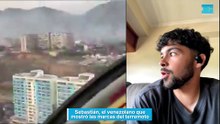 Sebastián, el venezolano que mostró las marcas del terremoto