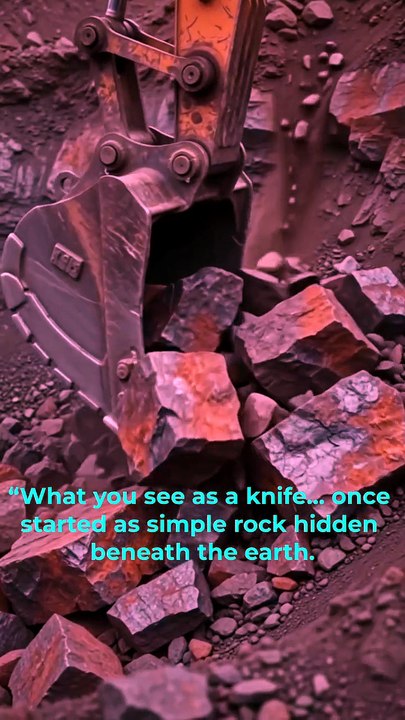 How Iron Becomes a Kitchen Knife