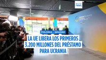 La UE libera los primeros 3.200 millones del préstamo de 90.000 millones para Ucrania