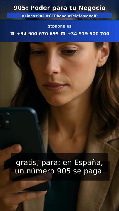 ¿El número 905 es gratuito? Coste y usos en España (en 1 minuto)