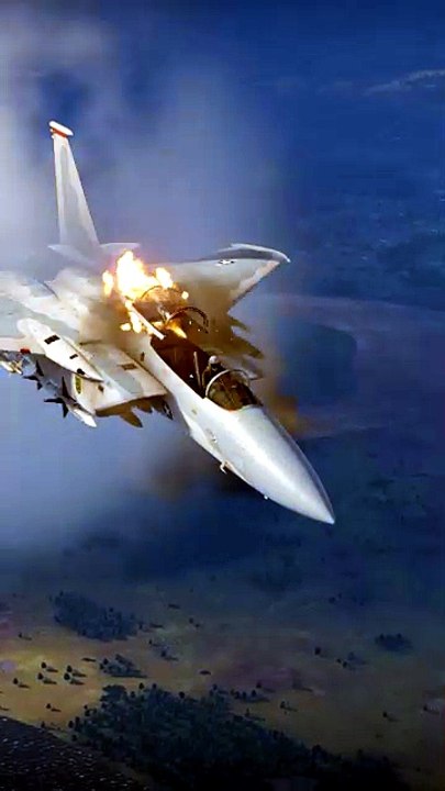 The split-second escape from an F-15 Eagle!