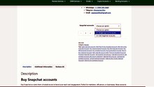 Buy Snapchat Account Old Or New