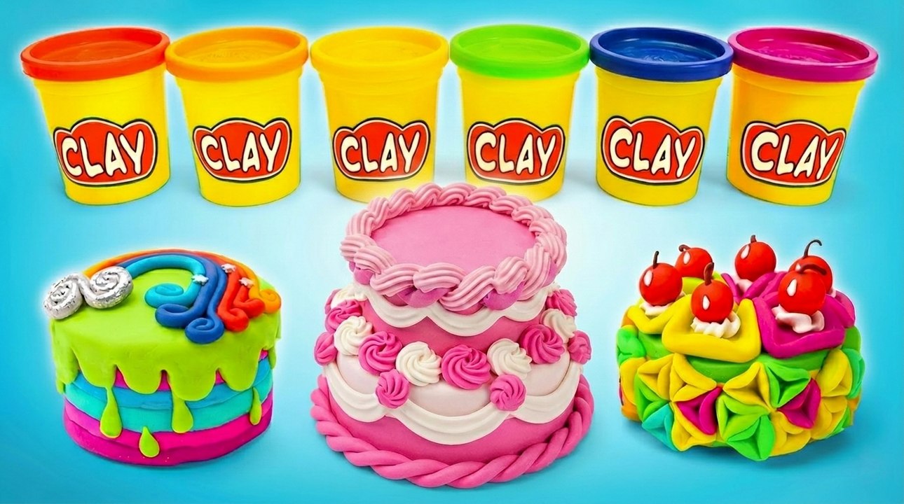 Kue Mini dari Clay DIY 🍰✨ Kreasi Polymer Clay Super Gemas