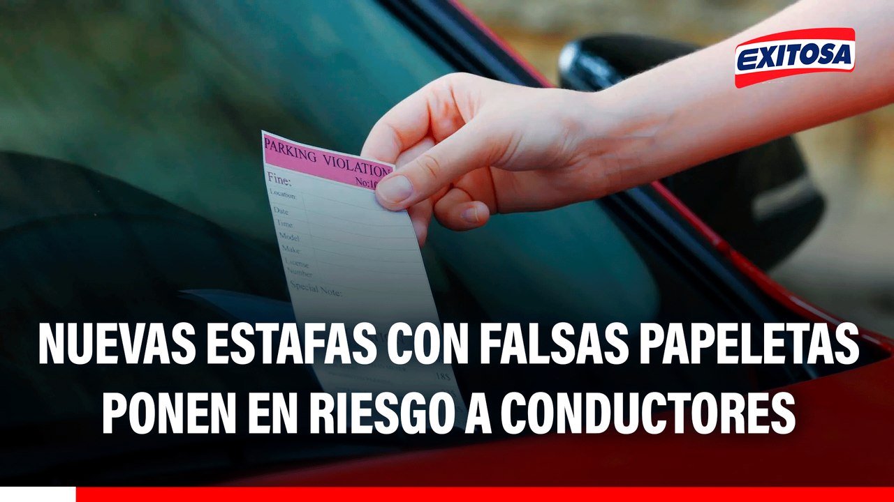 Nuevas estafas con falsas papeletas ponen en ri...