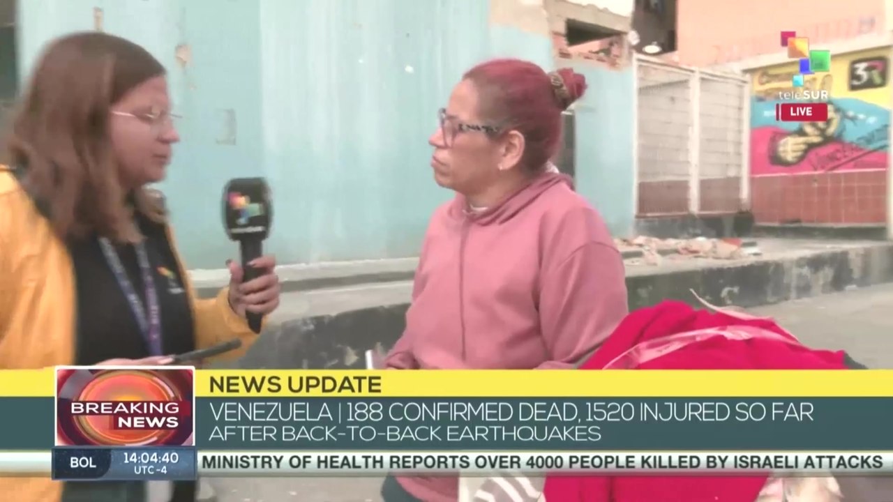 Venezuela, San Martin District assesses damage after the earthquake
