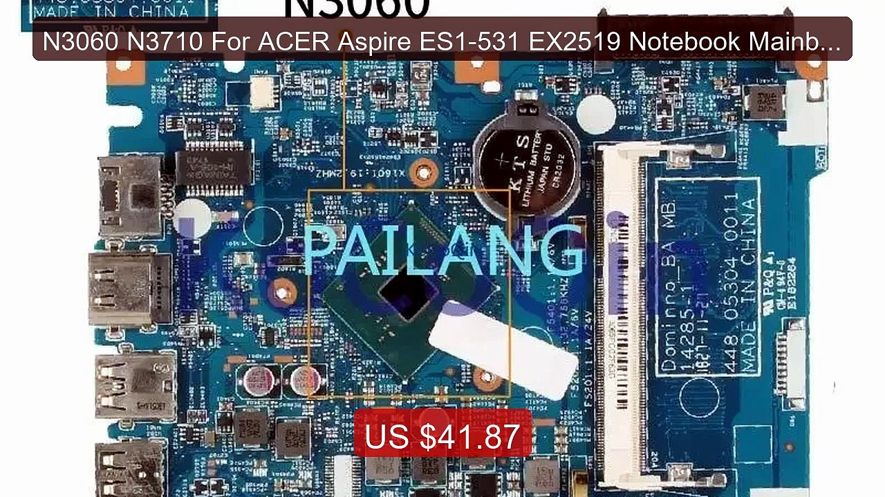 N3060 N3710 For ACER Aspire ES1-531 EX2519 Notebook Mainboard Domin... -- Top Rated 2026 | Buy Now!