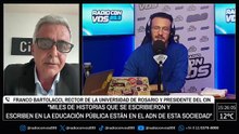 Franco Bartolacci -Rector de la Universidad de Rosario y presidente del CIN