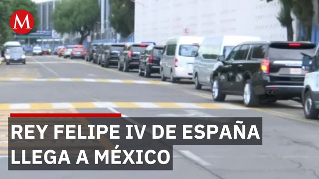 Felipe VI llega a México para reunirse con Sheinbaum en Palacio Nacional con protocolo de seguridad