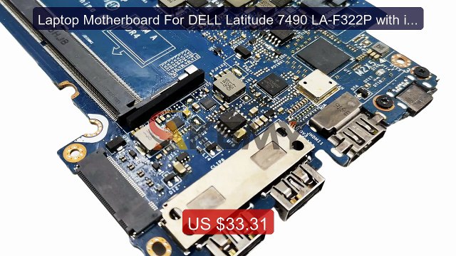 Laptop Motherboard For DELL Latitude 7490 LA-F322P with i3 i5... Amazing Value 2026 | Must Have!