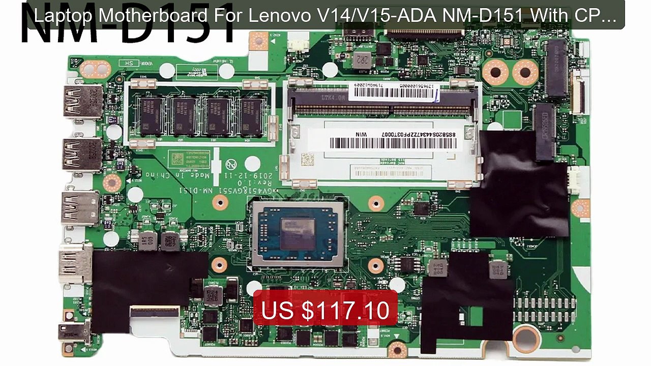 Laptop Motherboard For Lenovo V14/V15-ADA NM-D151 With CPU:R3-3250... -- Best Deal 2026 | Shop Now!