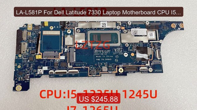 LA-L581P For Dell Latitude 7330 Laptop Motherboard CPU I5-1235U/124... Top Rated 2026 | Buy Now!