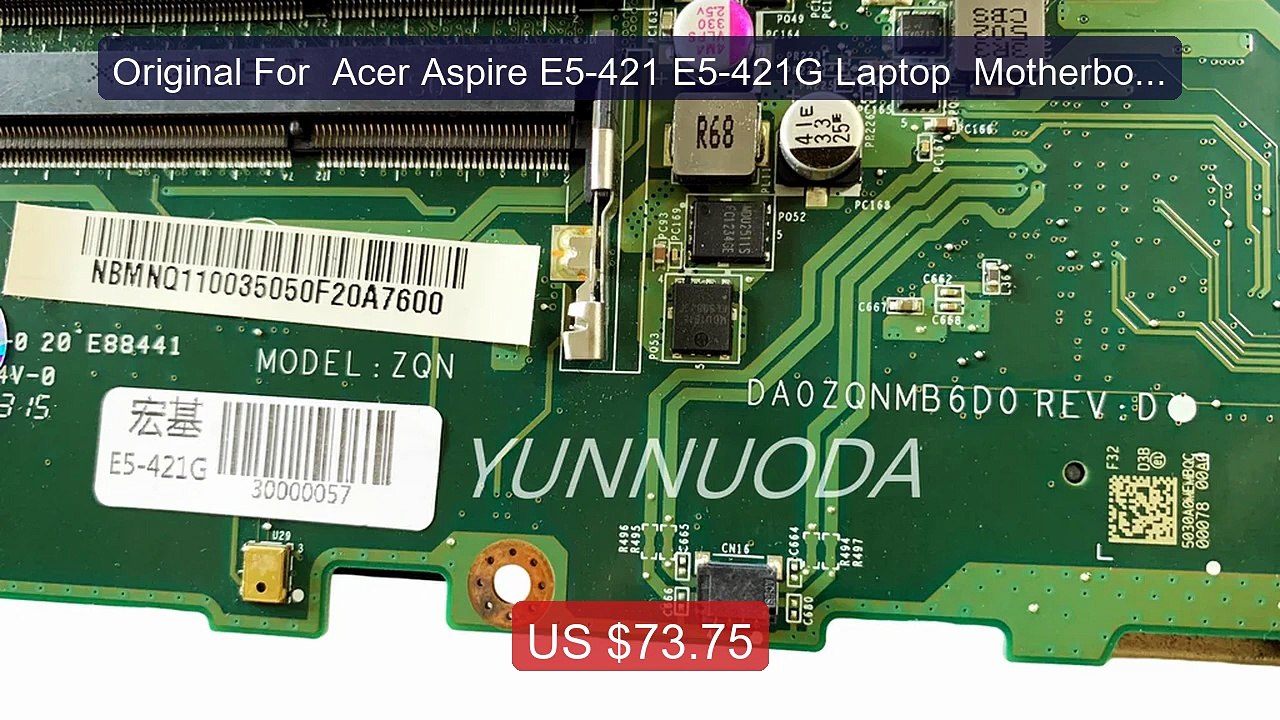 Original For  Acer Aspire E5-421 E5-421G Laptop  Motherboard ... -- Amazing Value 2026 | Must Have!