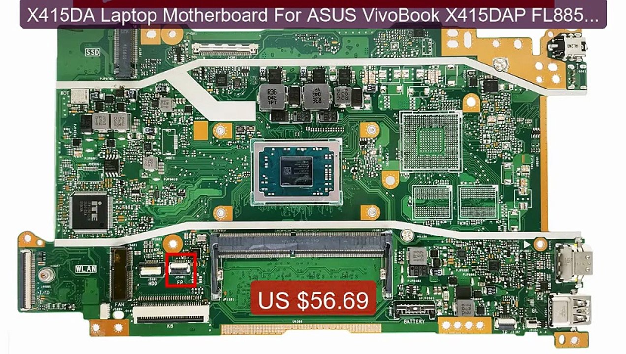 X415DA Laptop Motherboard For ASUS VivoBook X415DAP FL8850D X4... -- Hot Deal 2026 | Limited Offer!