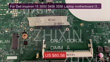 For Dell Inspiron 15 3000 3458 3558 Laptop motherboard I3-5005U DD... -- Best Deal 2026 | Shop Now!