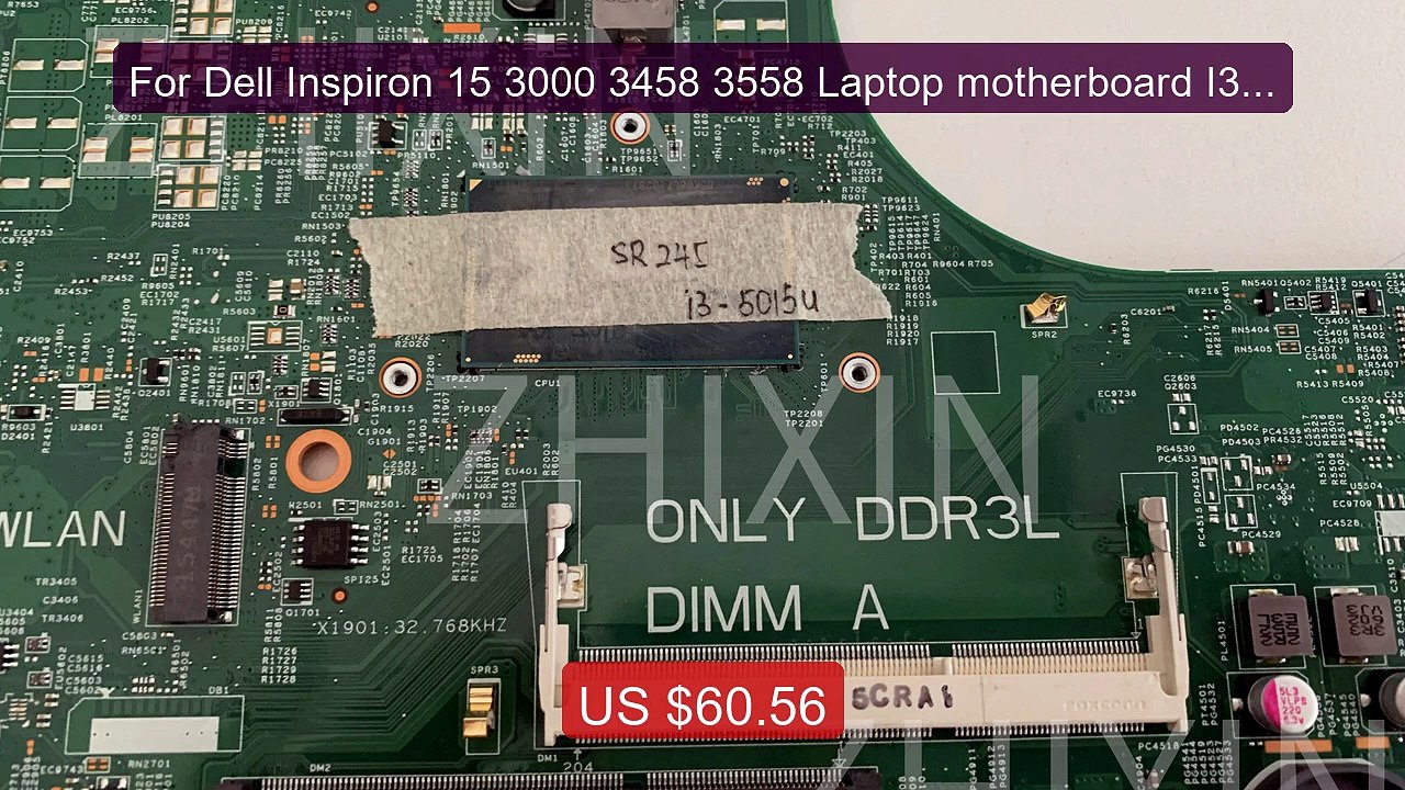 For Dell Inspiron 15 3000 3458 3558 Laptop motherboard I3-5005U DD... -- Best Deal 2026 | Shop Now!
