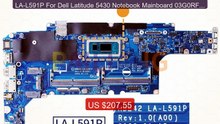LA-L591P For Dell Latitude 5430 Notebook Mainboard 03G0RF 0260KT C... -- Best Deal 2026 | Shop Now!