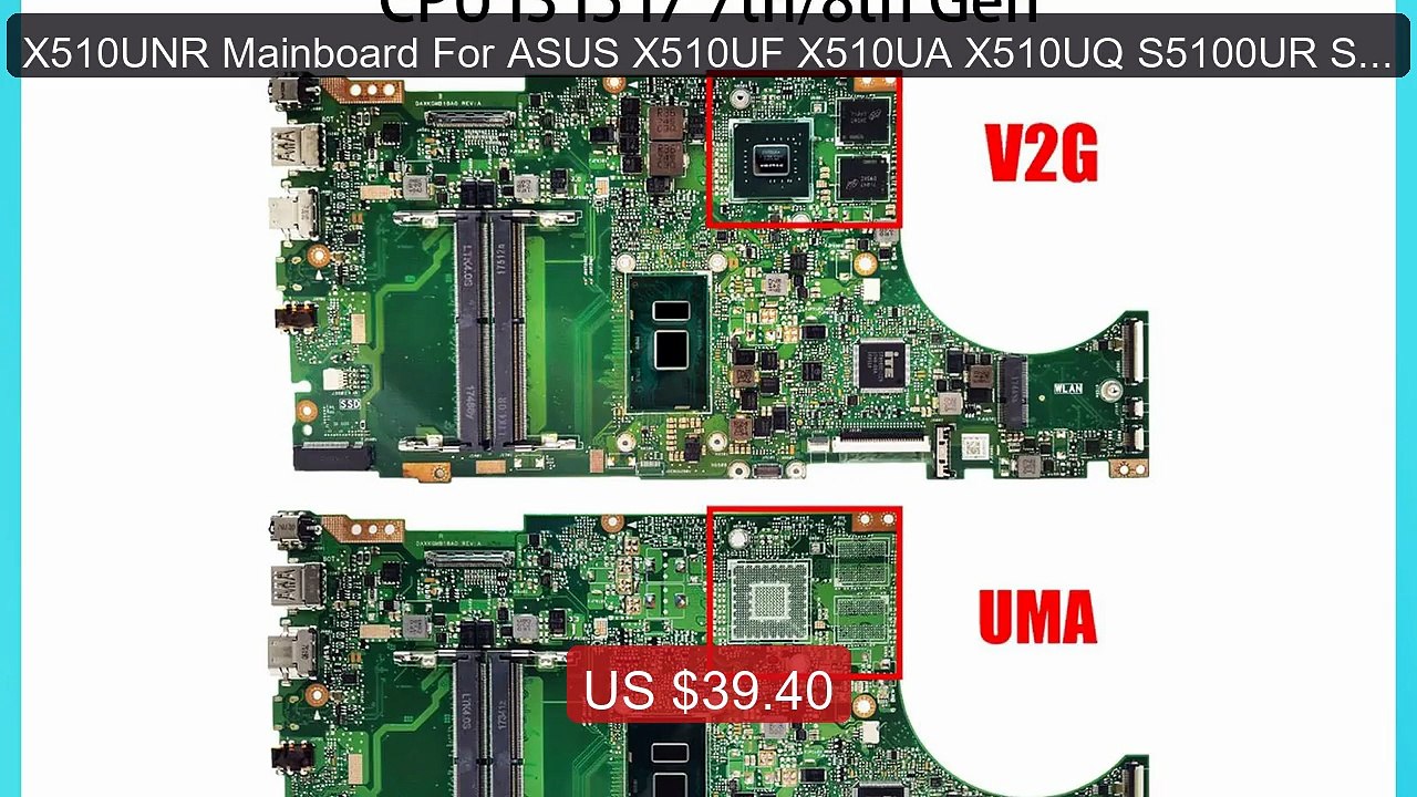 X510UNR Mainboard For ASUS X510UF X510UA X510UQ S5100UR S5100... -- Amazing Value 2026 | Must Have!