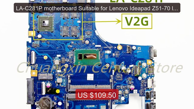 LA-C281P motherboard Suitable for Lenovo Ideapad Z51-70 laptop wit... Best Deal 2026 | Shop Now!