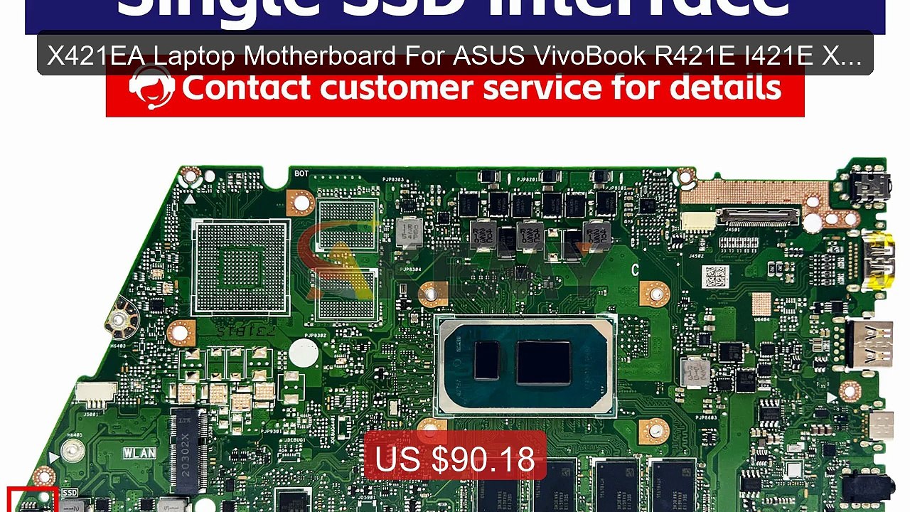 X421EA Laptop Motherboard For ASUS VivoBook R421E I421E X421E S433E... -- Top Rated 2026 | Buy Now!