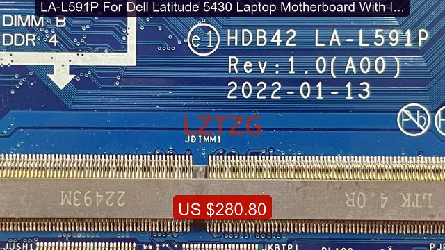 LA-L591P For Dell Latitude 5430 Laptop Motherboard With I5-123... Best Buy 2026 | Great Quality!