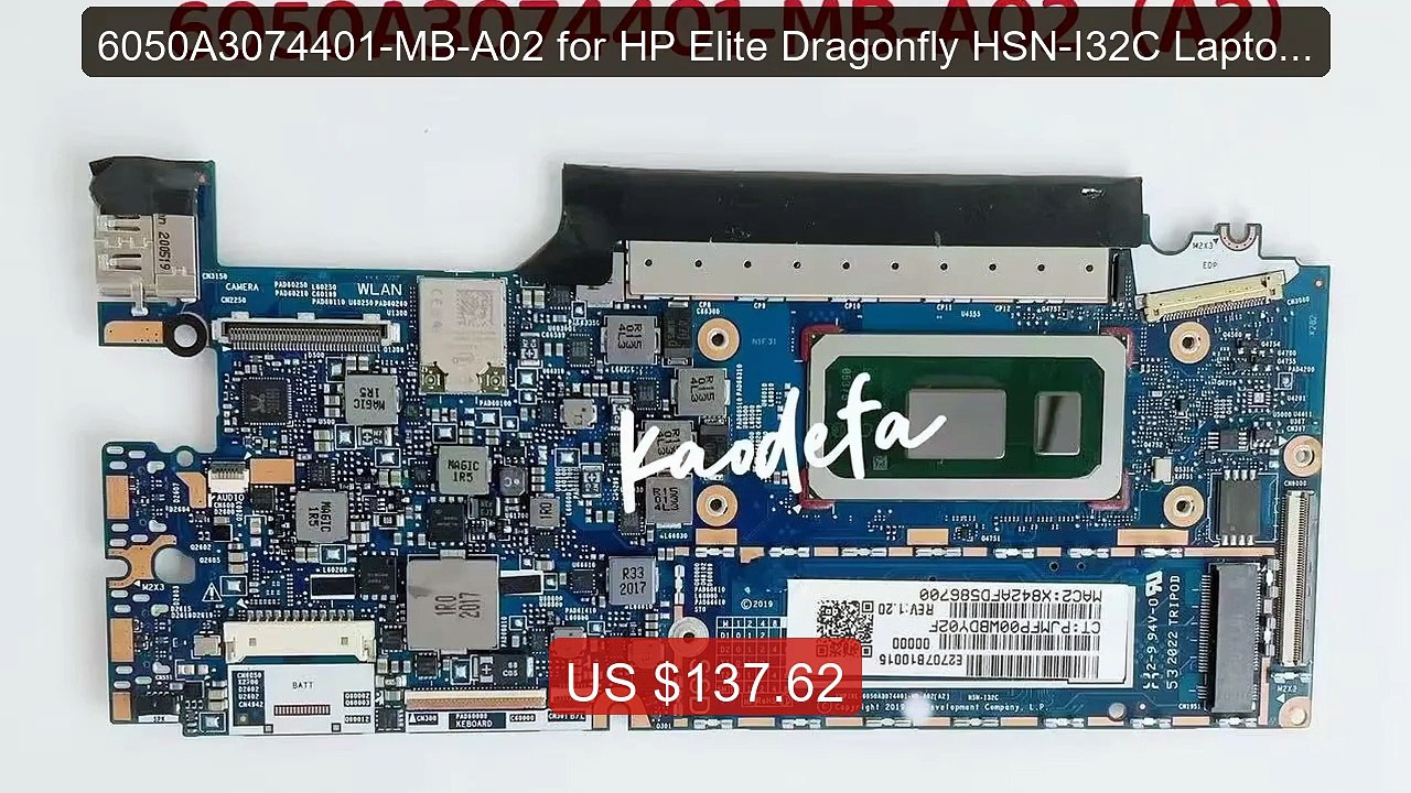 6050A3074401-MB-A02 for HP Elite Dragonfly HSN-I32C Laptop ... -- Top Pick 2026 | Unbeatable Price!