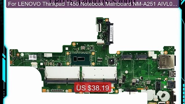 For LENOVO Thinkpad T450 Notebook Mainboard NM-A251 AIVL0 I3 ... Amazing Value 2026 | Must Have!