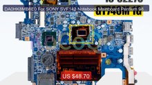 DA0HK8MB6E0 For SONY SVF142 Notebook Mainboard Pentium 987 i3-3227... -- Best Deal 2026 | Shop Now!
