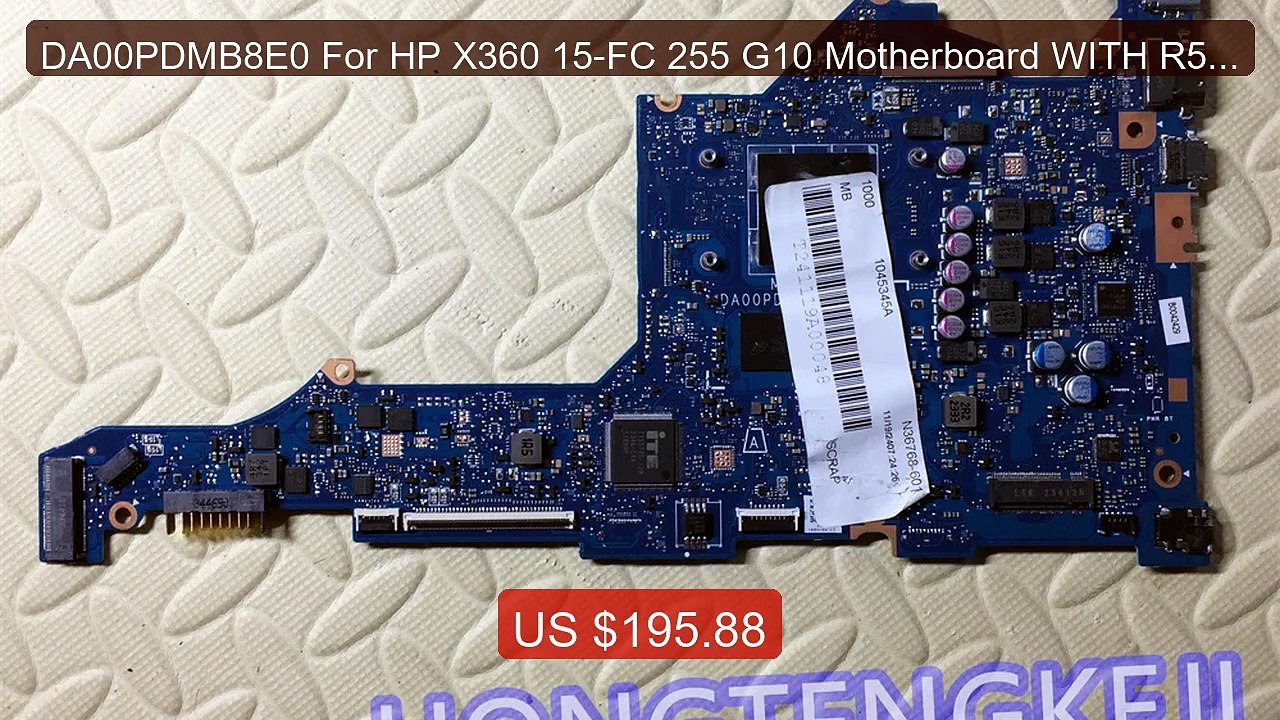 DA00PDMB8E0 For HP X360 15-FC 255 G10 Motherboard WITH R5-7... -- Top Pick 2026 | Unbeatable Price!