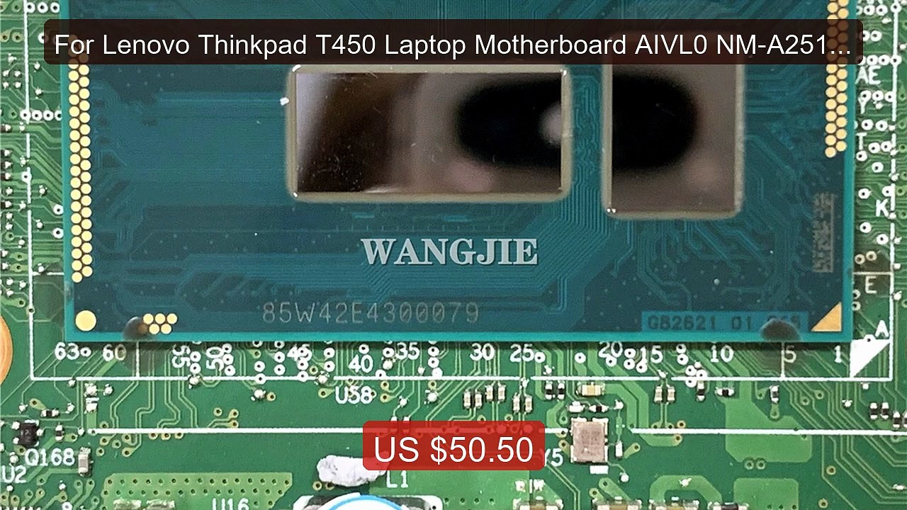 For Lenovo Thinkpad T450 Laptop Motherboard AIVL0 NM-A251 00HN... -- Best Buy 2026 | Great Quality!