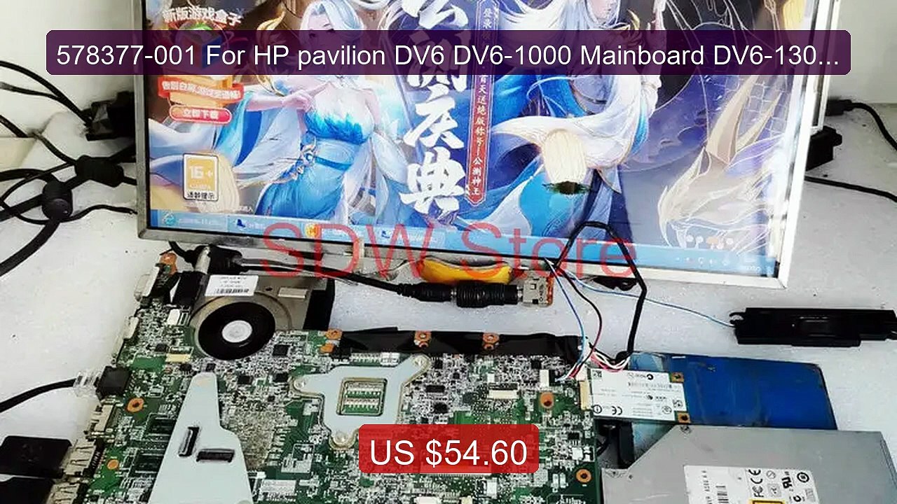 578377-001 For HP pavilion DV6 DV6-1000 Mainboard DV6-1304TX L... -- Hot Deal 2026 | Limited Offer!
