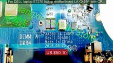 For DELL laptop E7270 laptop motherboard LA-C451P with CPU I3-... -- Best Buy 2026 | Great Quality!
