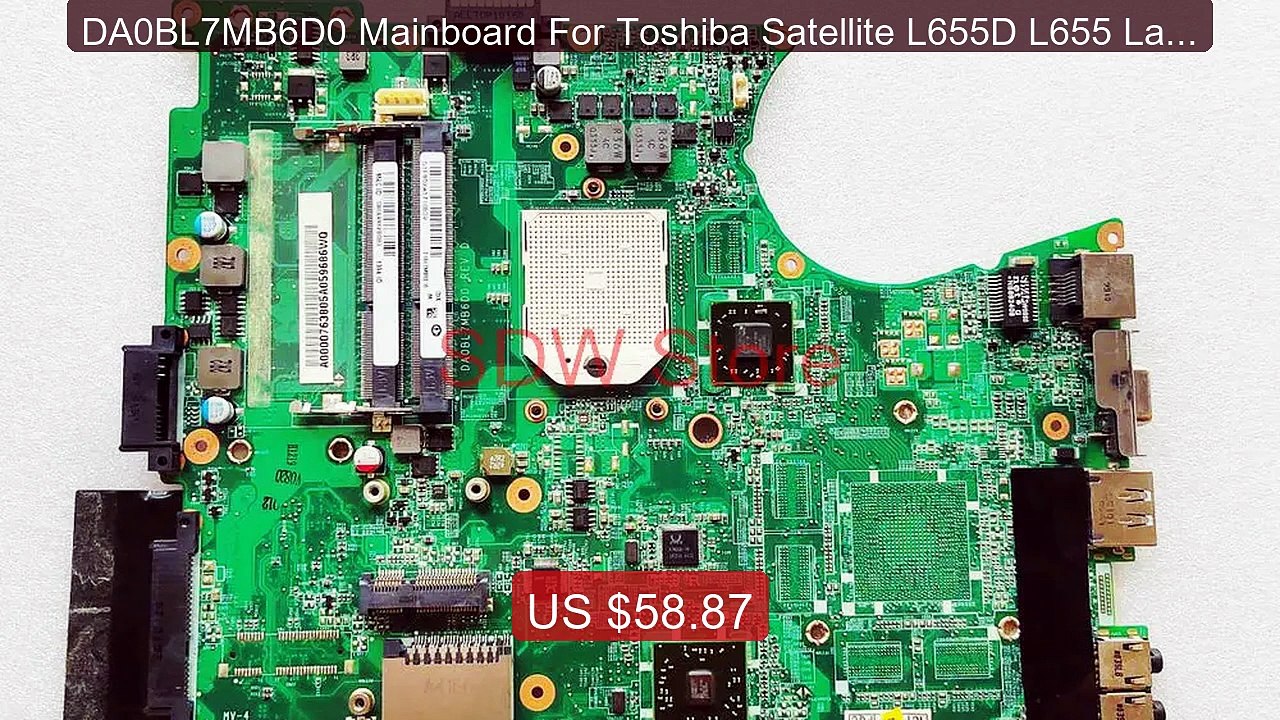 DA0BL7MB6D0 Mainboard For Toshiba Satellite L655D L655 Laptop... -- Amazing Value 2026 | Must Have!