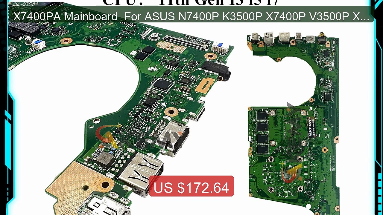 X7400PA Mainboard  For ASUS N7400P K3500P X7400P V3500P X74... -- Top Pick 2026 | Unbeatable Price!