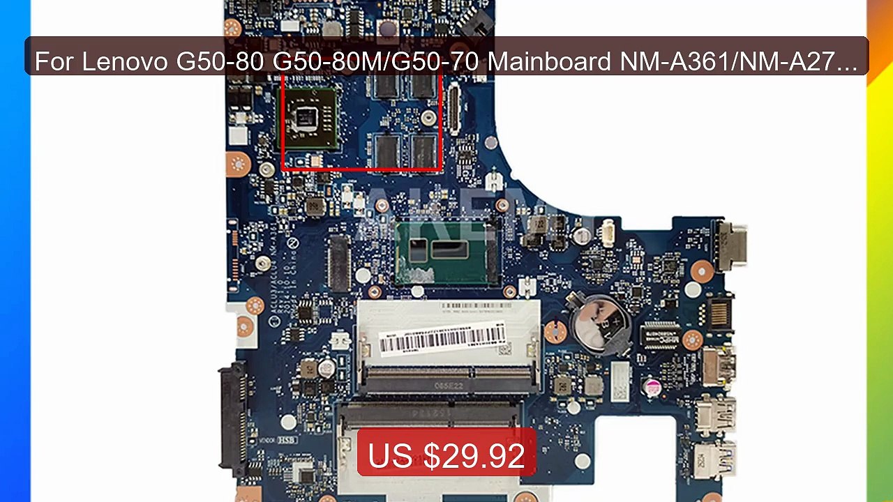 For Lenovo G50-80 G50-80M/G50-70 Mainboard NM-A361/NM-A271 w/3558U... -- Best Deal 2026 | Shop Now!