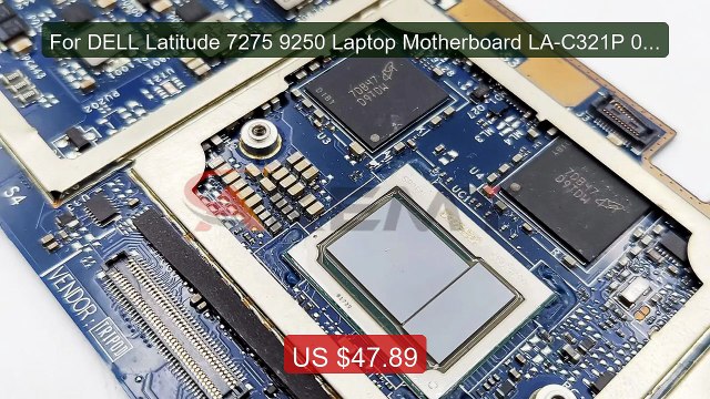 For DELL Latitude 7275 9250 Laptop Motherboard LA-C321P 0P98DK... Best Buy 2026 | Great Quality!