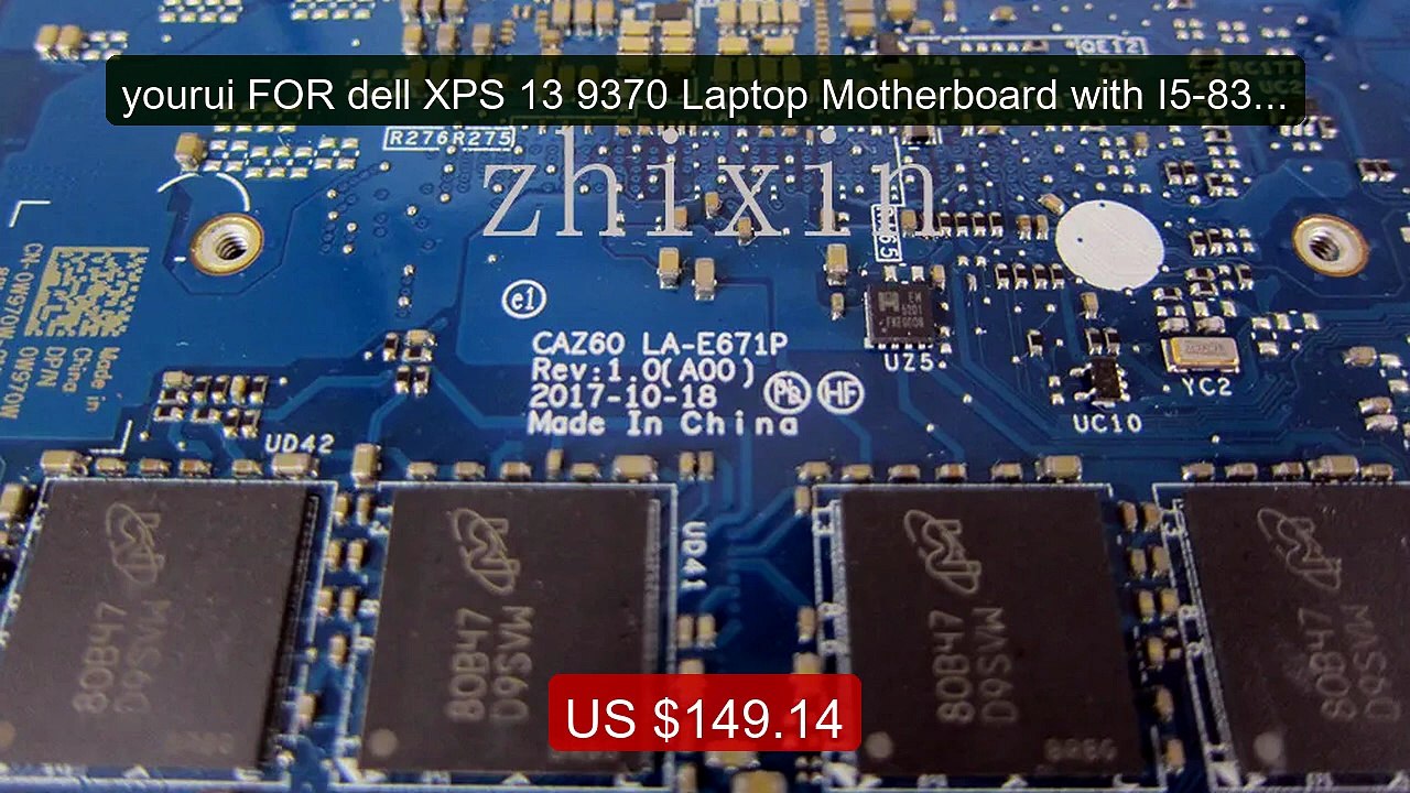yourui FOR dell XPS 13 9370 Laptop Motherboard with I5-8350... -- Top Pick 2026 | Unbeatable Price!