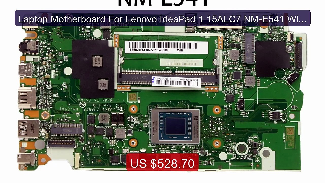 Laptop Motherboard For Lenovo IdeaPad 1 15ALC7 NM-E541 With C... -- Amazing Value 2026 | Must Have!