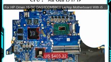 For HP Omen 15-DC DAG3DDMB8C0 Laptop Motherboard With i5 i7 CP... -- Best Buy 2026 | Great Quality!