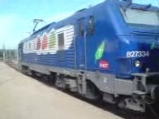 Départ de la BB 27334 Transilien