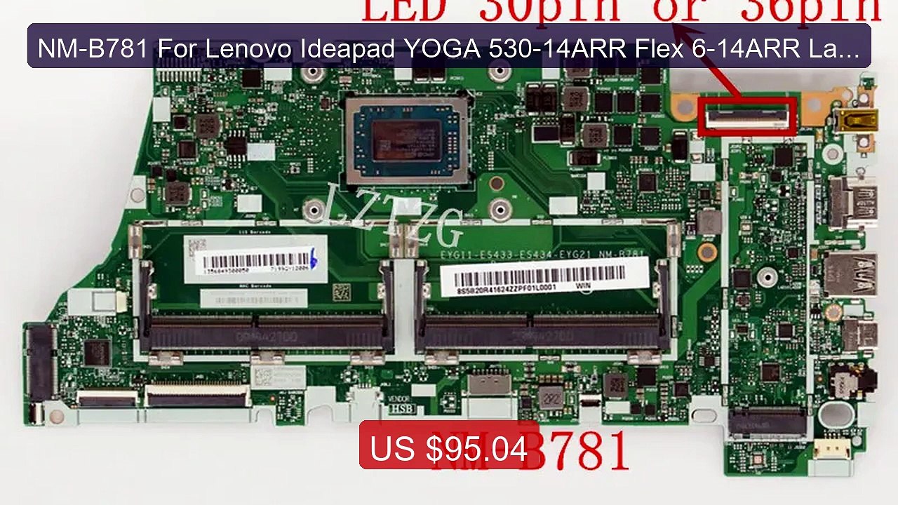 NM-B781 For Lenovo Ideapad YOGA 530-14ARR Flex 6-14ARR Lapt... -- Top Pick 2026 | Unbeatable Price!