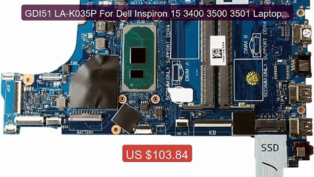 GDI51 LA-K035P For Dell Inspiron 15 3400 3500 3501 Laptop M... Top Pick 2026 | Unbeatable Price!