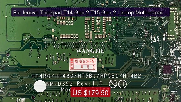 For lenovo Thinkpad T14 Gen 2 T15 Gen 2 Laptop Motherboard NM-... Hot Deal 2026 | Limited Offer!