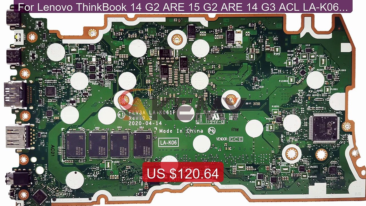 For Lenovo ThinkBook 14 G2 ARE 15 G2 ARE 14 G3 ACL LA-K061P La... -- Hot Deal 2026 | Limited Offer!