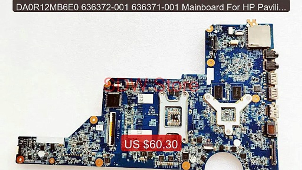 DA0R12MB6E0 636372-001 636371-001 Mainboard For...