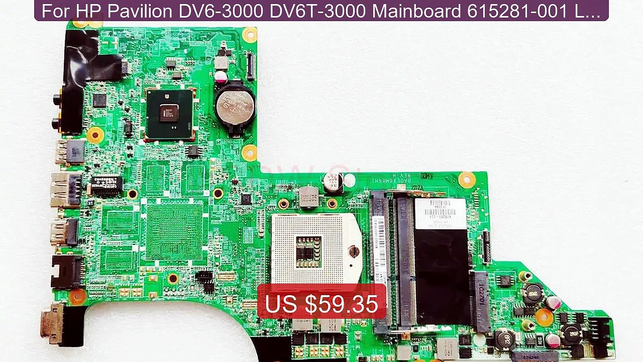 For HP Pavilion DV6-3000 DV6T-3000 Mainboard 615281-001 Laptop Mot... -- Best Deal 2026 | Shop Now!